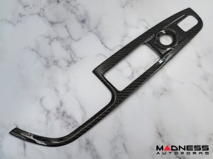 Alfa Romeo Stelvio Door Window Switch Trim Kit - Carbon Fiber - Feroce Carbon